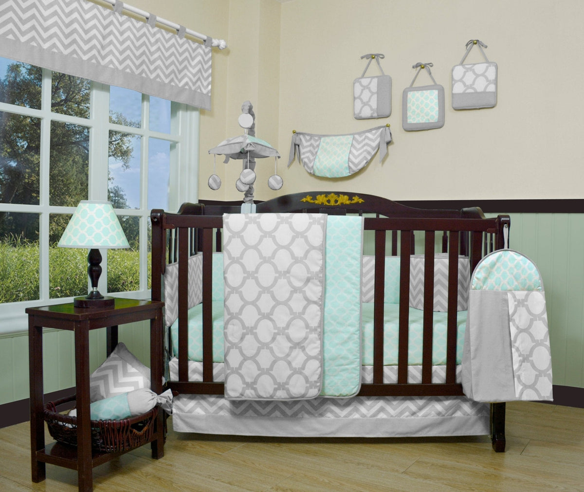 Chevron cot bedding online