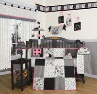 Buy Online Best Boutique Black White Flower and Dot Musical Mobile by GEENNY - optimababy