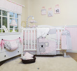 Buy Online Best Bumperless 12 Pieces Cute Bears Baby Nursery Crib Bedding Set - optimababy