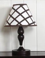 Buy Online Best GEENNY Blue Brown Diamond Lamp Shade Only (without base) - optimababy