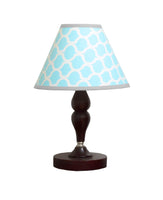 Buy Online Best GEENNY Glacier Blue Gray Chevron Lamp Shade Only (without base) - optimababy