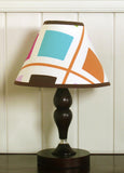 Buy Online Best GEENNY Pink Brown Diamond Lamp Shade Only (without base) - optimababy