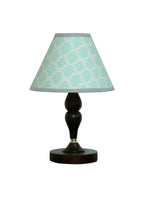 Buy Online Best GEENNY Soft Mint Green Gray Chevron Lamp Shade Only (without base) - optimababy