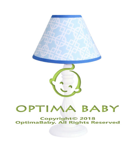 OptimaBaby Blue Enchanted Woodland Forest Animals Lamp Shade Without Base