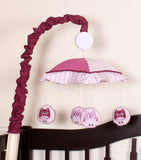 Pink Entranced Forest Musical Mobile by GEENNY