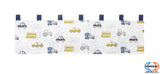 Bumperless Transportation Cars 12 Piece Boutique Baby Nursery Crib Bedding Set