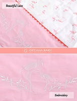 OptimaBaby Pink Flamingo Baby Sleeping Bag 1.0 Tog Small (0-12M)