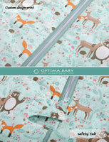 OptimaBaby Bear Fox Deer Baby Sleeping Bag Winter Model 2.5 Tog Small (0-12M)