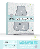 OptimaBaby Blue White Star Baby Sleeping Bag 1.0 Tog Small (0-12M)